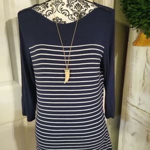 Max studio size large 3/4 sleeve top